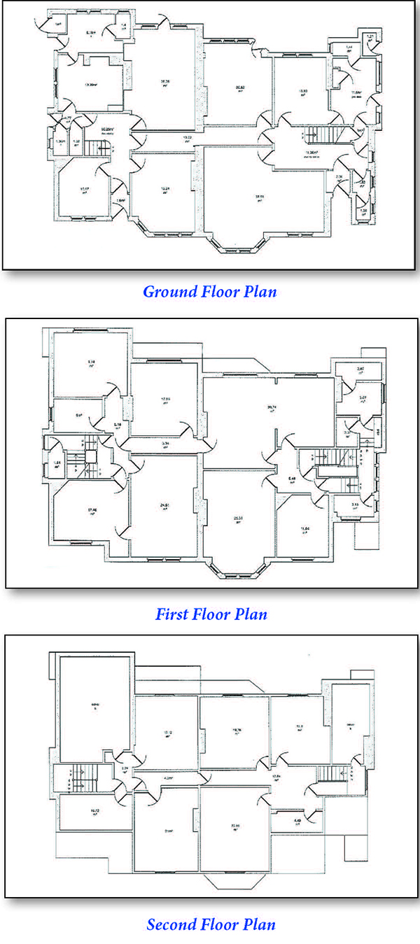 Lot: 61 - TWO SUBSTANTIAL FORMER OFFICE BUILDINGS WITH CONVERSION POTENTIAL - Ground Floor Plan